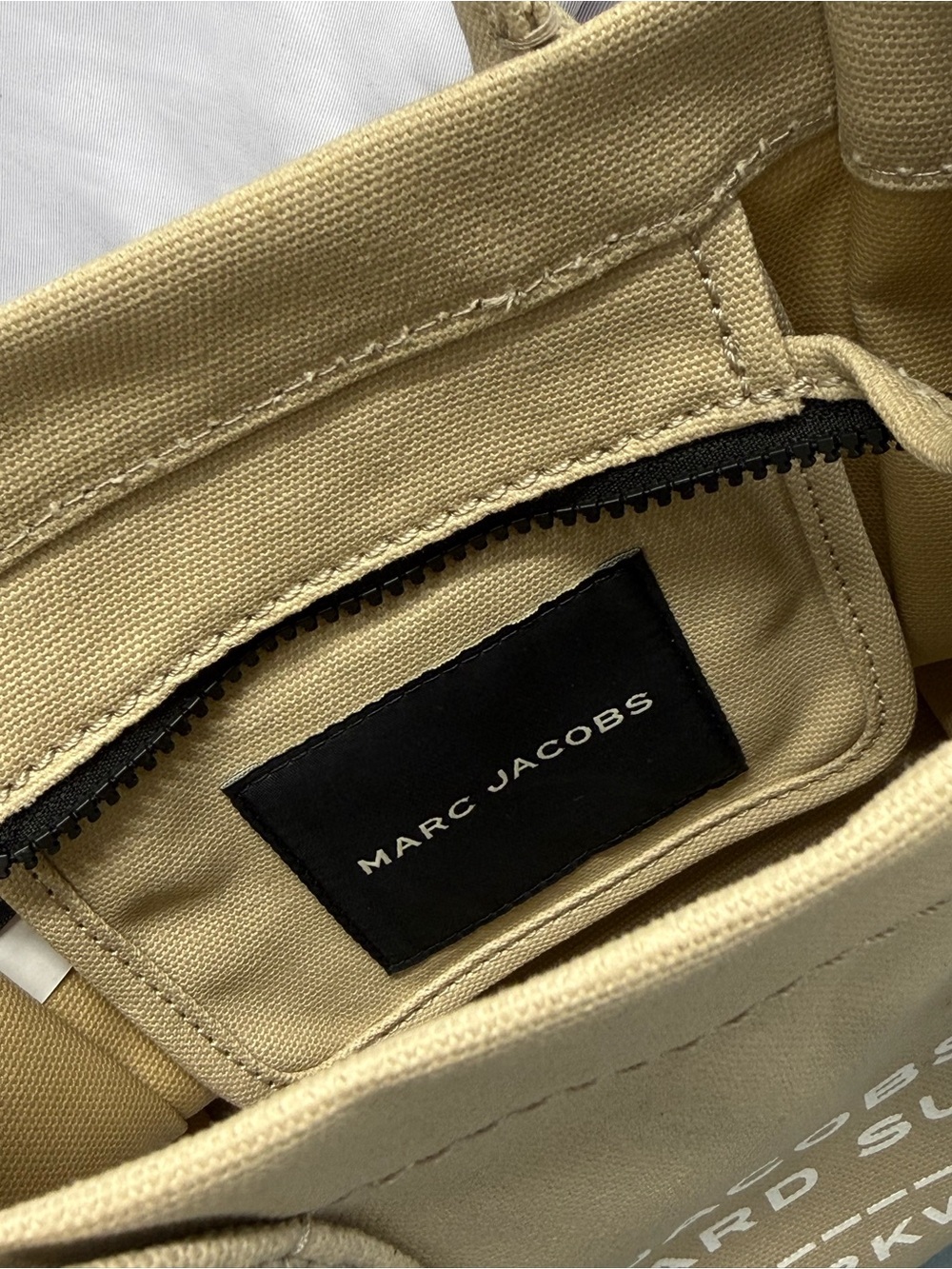 (new+tag) The Marc Jacobs canvas supply crossbody bag beige khaki tan - Picture 5 of 17